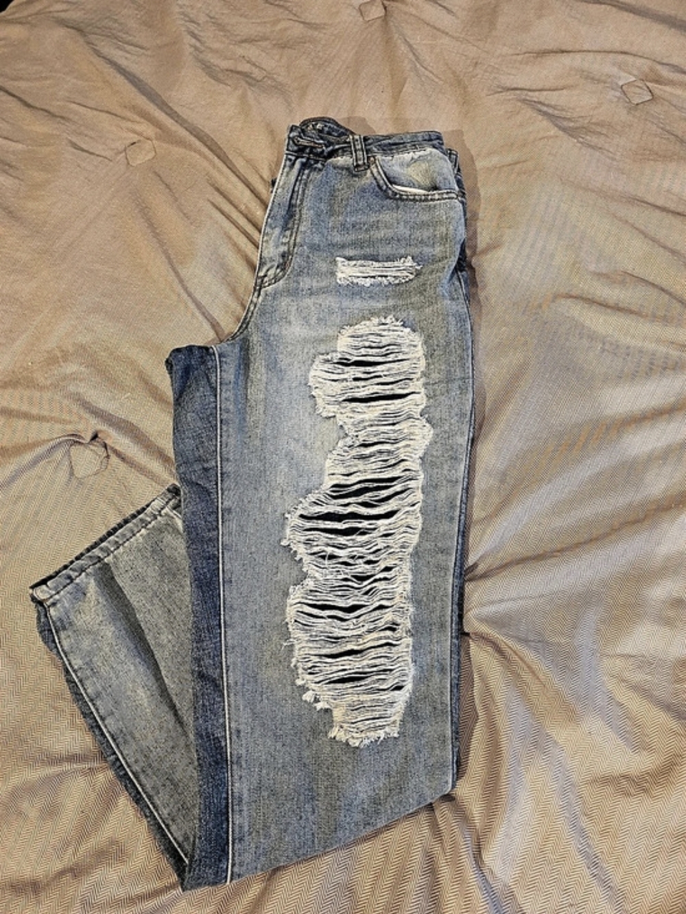 GENETIC Distressed Skinny Jeans Waist 29 Blue